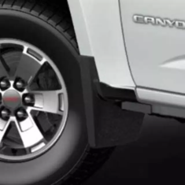 GMC Rear Molded Splash Guards, Black for Canyon 2015-2022 23278170