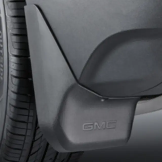 GMC Splash Guards - Rear Moulded, GMC Logo, Black for 2018-2023 Terrain 23354647