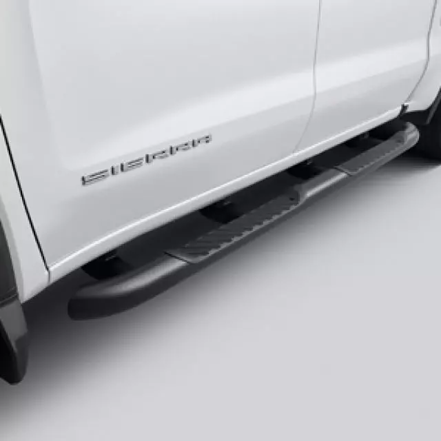 Chevrolet Tubular Assist Steps - 4 inch, Round, Black for 2019-2022 Silverado 1500 84011355