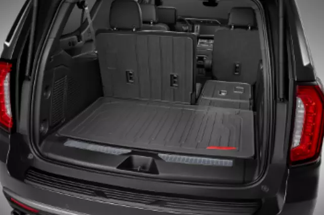 GMC Integrated Cargo Liner - Jet Black for 2018 Sierra 3500 HD 84445539