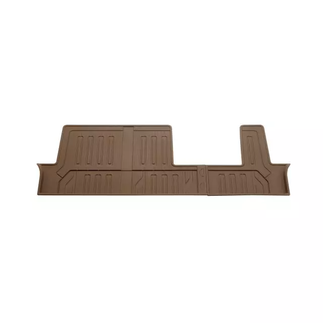 2024 Yukon Third-Row Interlocking Premium All-Weather Floor Liner in Teak (for Models with Second-Row Bench Seat) 84646791