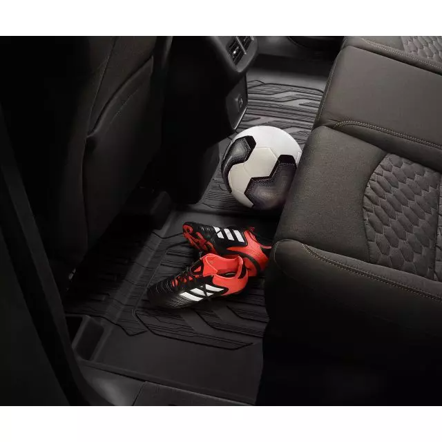 GMC Floor Liners - Second-Row Premium All Weather, Jet Black for 2022\u20132023 Terrain 84728061