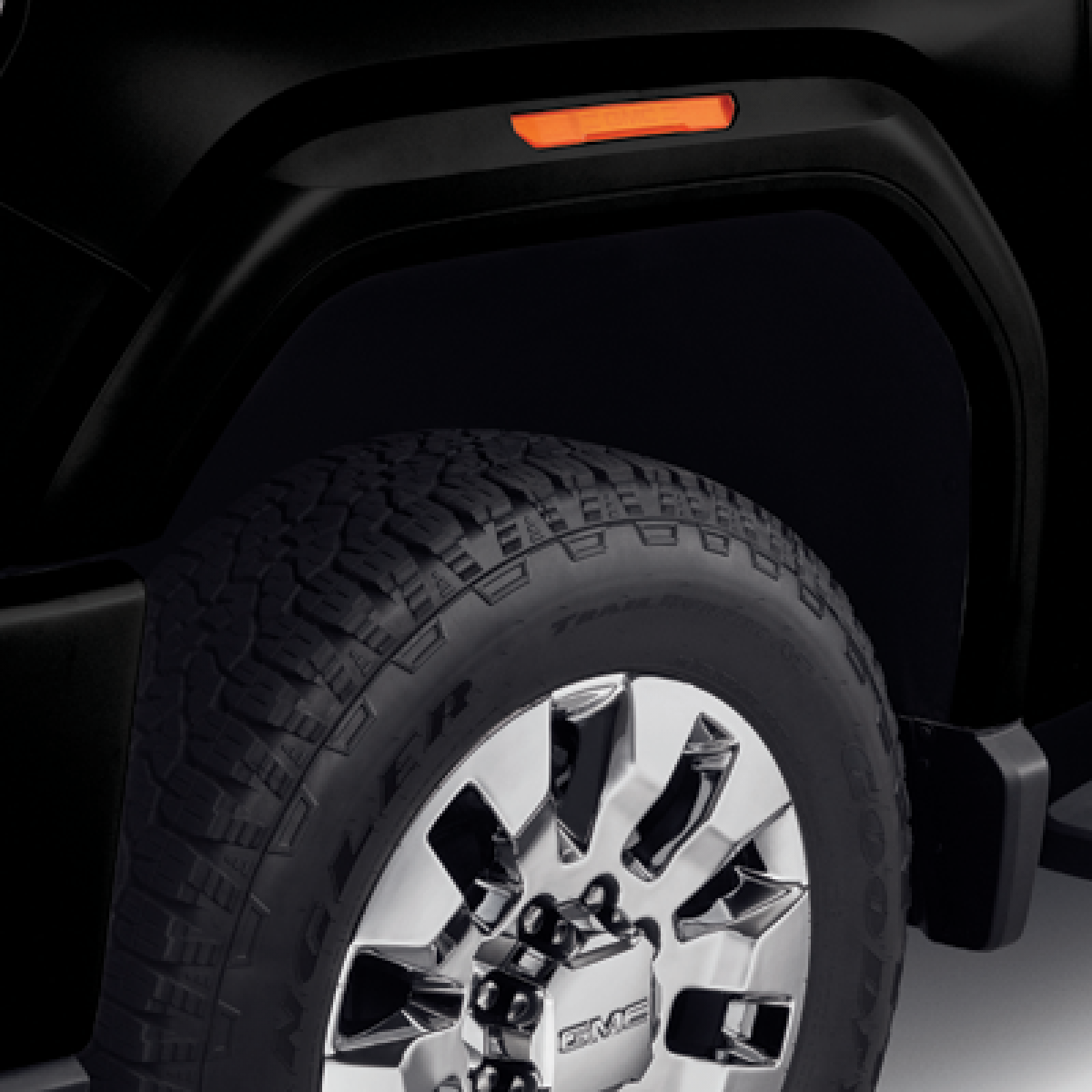 GMC fender flares - front & rear, onyx black 84848535
