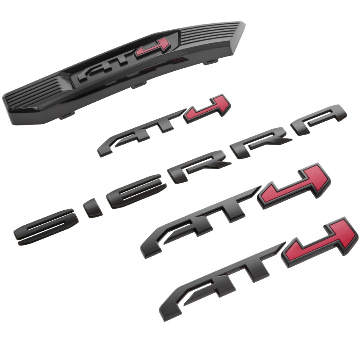 GMC exterior emblems - sierra at4, black 85160700
