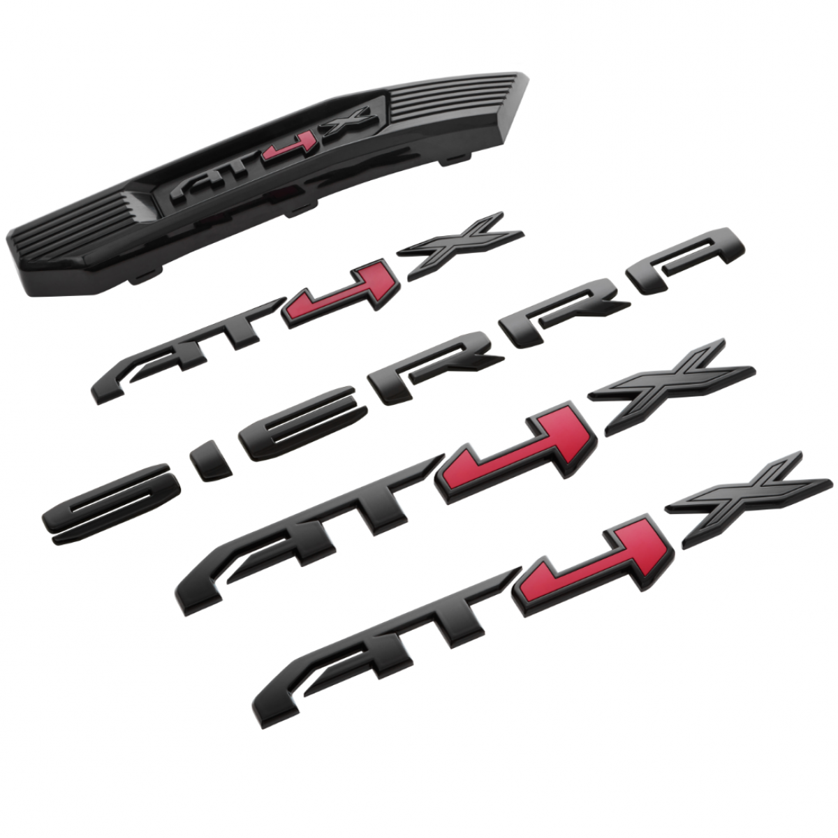 GMC exterior emblems - sierra at4x, black 85160705