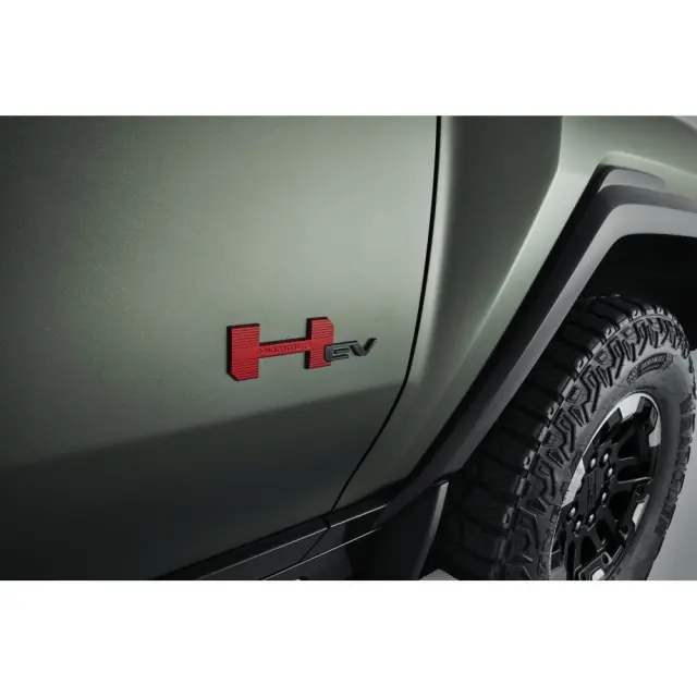 GM GMC Exterior Emblems - HUMMER EV SUV Logo, Performance Red 85513237