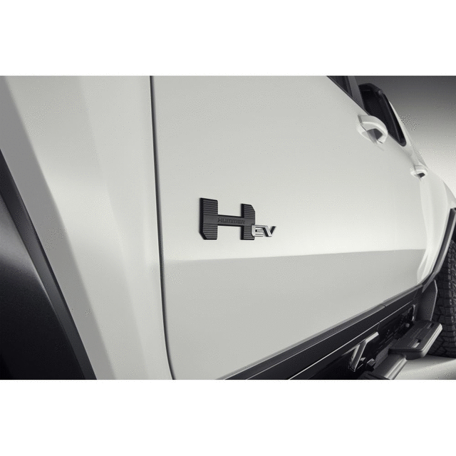GM GMC Exterior Emblems - HUMMER EV Logo, Black 84870731