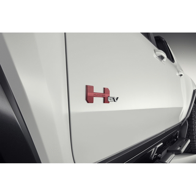 GM GMC Exterior Emblems - HUMMER EV Logo, Performance Red 85513232