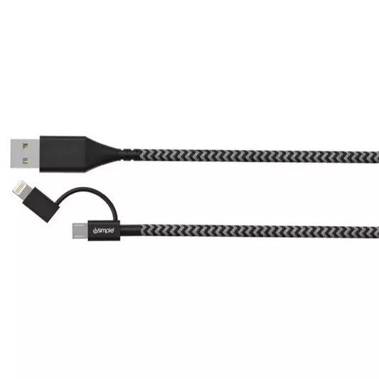 iSimple® Lightning & Micro USB Cable 19368582