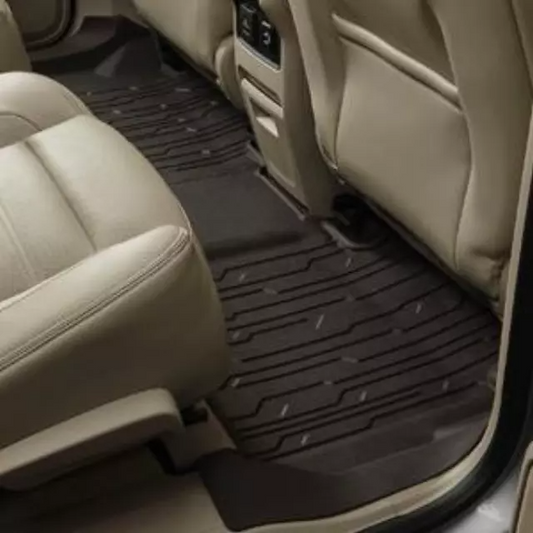 GMC Premium All Weather Floor Liners - Second-Row , in Jet Black for 2017-2023 Acadia 233563644