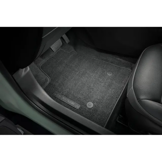 Chevrolet Floor Mats - Front & Rear Premium Carpet, Chevrolet Script, Jet Black 42790739