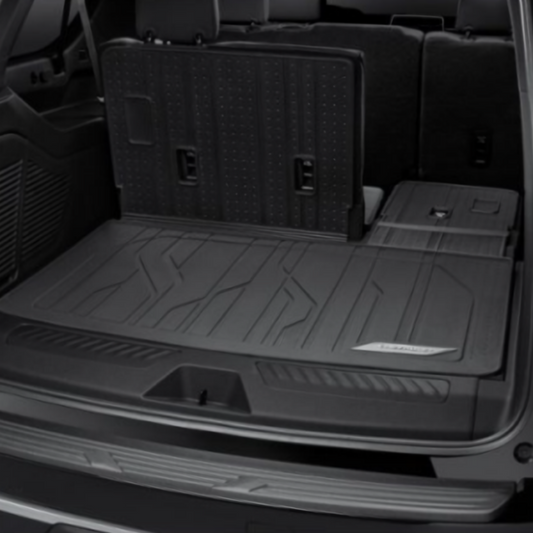 Chevrolet integrated cargo liner in jet black for 2022 suburban 84445531