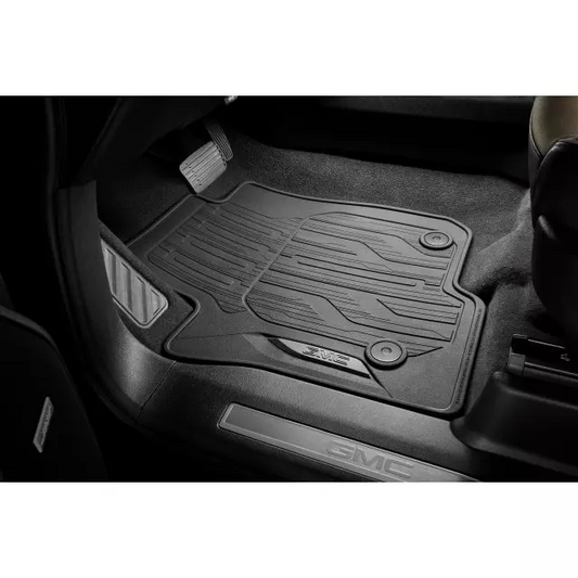 Script 84503128 2024 Yukon First-Row Premium All-Weather Floor Mats in Jet Black 84503128