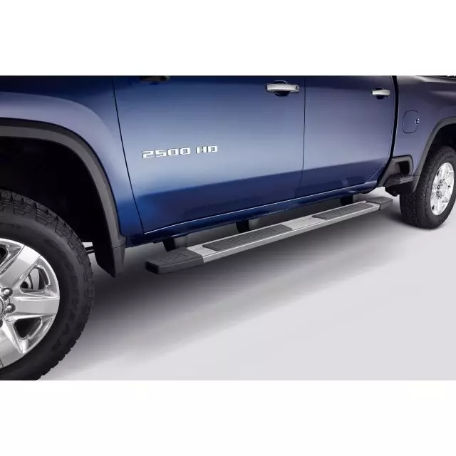 Chevrolet Tubular Assist Steps - 6 inch, Rectangular, Chrome for 2020-2023 Silverado 3500 HD, 2500 HD 84676712