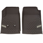 GMC floor liners - front premium all weather, chrome gmc logo, jet black 84708357