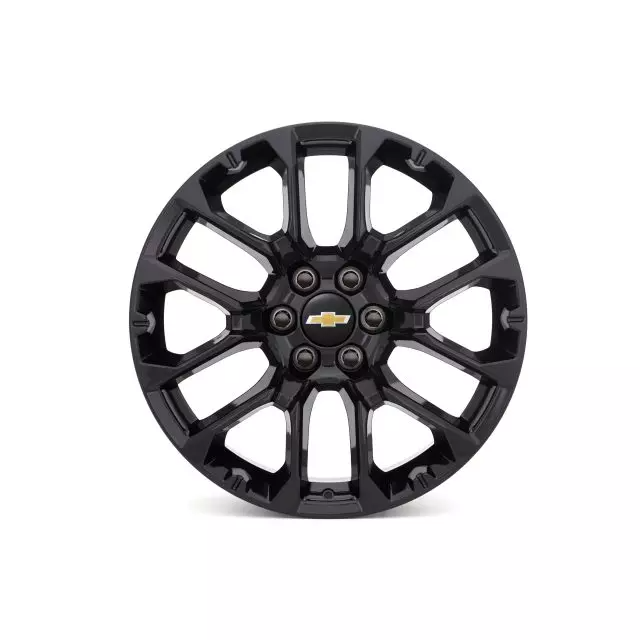 Chevrolet 22 inch Wheel - Split Spoke, Gloss Black for 2022-2023 Silverado 1500 84802386