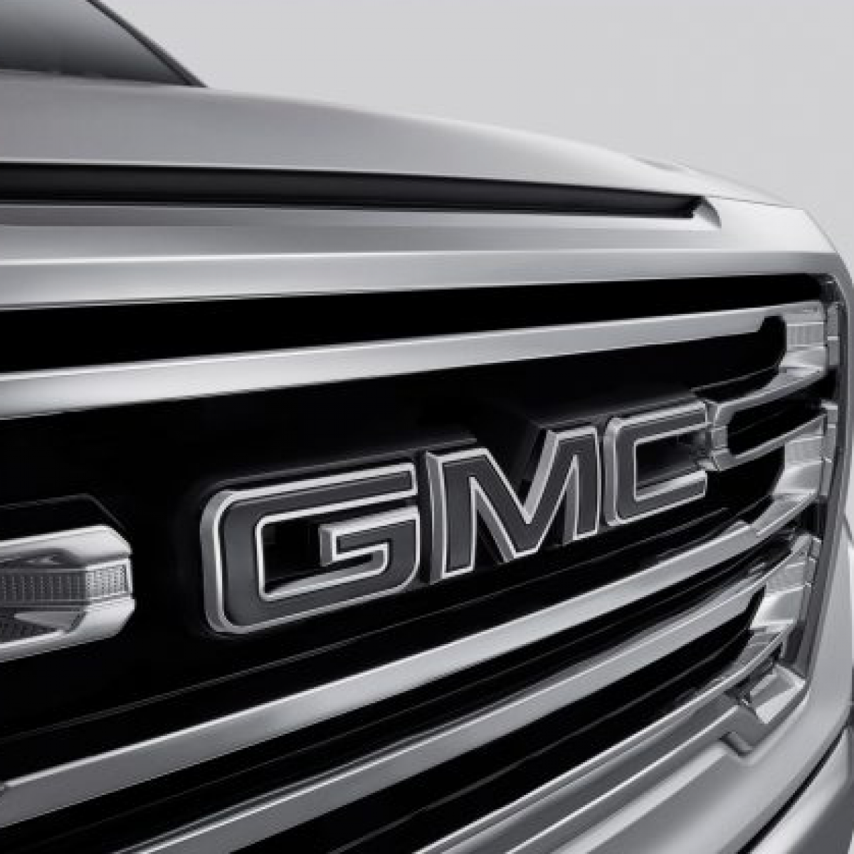 GMC exterior emblems - gmc, black 84942521